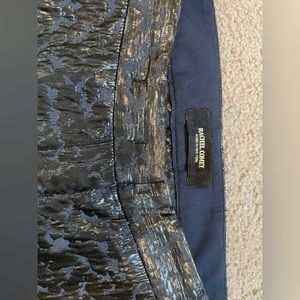 Rachel Comey Black silver metallic jacquard pants
